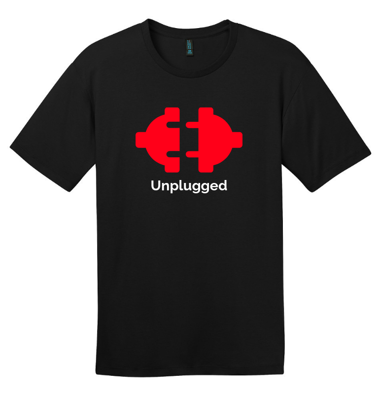 UNPLUGGED UNISEX T-SHIRT